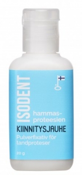 Isodent Hammasproteesien Kiinnitysjauhe 20g