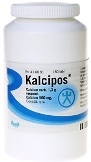 Kalcipos 500 mg tabletti, kalvopäällysteinen 180