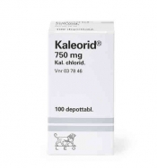 Kaleorid 750 mg depottabletti 100