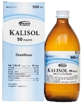 Kalisol 50 mg/ml oraaliliuos 500 ml