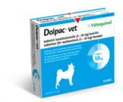 Dolpac vet tabletit keskikokoisille koirille 200,28/49,94/50 MG 6 fol