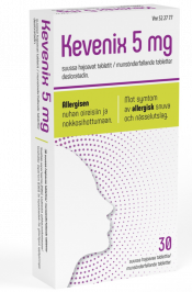 Kevenix 5 mg tabl, suussa hajoava 30 fol