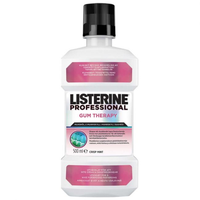 Listerine Professional Gum Therapy suuvesi 500ml Nettiterveysapteekki.fi