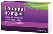 Lomudal 40 mg/ml silmätipat, kerta-annospipetti 60x0,35ml