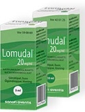 Lomudal 20 mg/ml silmätipat, liuos 5 ml
