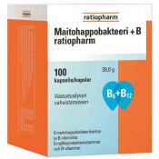 Maitohappobakteeri+B ratiopharm 100 kaps