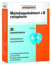 Maitohappobakteeri+B ratiopharm