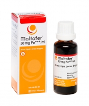 Maltofer 50 mg Fe/ml tipat, liuos 30ml