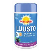 Minisun Luusto Kalsium + D  Marjaisanmakuinen 100 purutabl.
