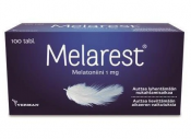 Melarest 1 mg melatoniinivalmiste 100 tabl. nieltävä