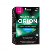 Melatoniini Orion 1,9 mg piparminttu suussa hajoava 30 tabl