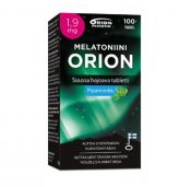 Melatoniini Orion 1,9 mg piparminttu suussa hajoava 100 tabl