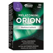Melatoniini Orion 1 mg nieltävä 30 tabl.