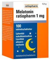 Melatoniini Ratiopharm 1 mg 100 tabl.