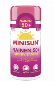 Minisun Monivitamiini Nainen 50+ 60 tablettia