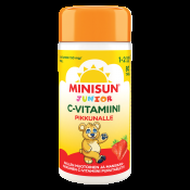 Minisun C-vitamiini junior Super Nalle 80 tabl.