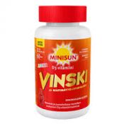 Minisun Vinski 10 µg D-vitamiini Junior 60 kpl