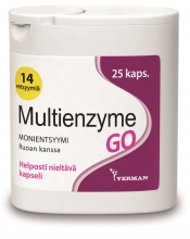 Löytö! Parasta ennen 05/24 Multienzyme Go 25 kaps.