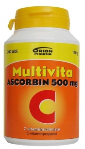 Multivita Ascorbin 500 mg 200 tabl.