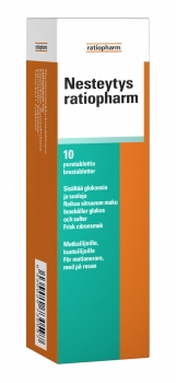 Nesteytys ratiopharm 10 poretablettia