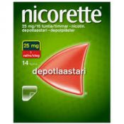 Nicorette 25mg/ 16h 14 kpl