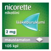 Nicorette 2 mg lääkepurukumi 105 läpipainopakkaus