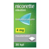 Nicorette 2 mg lääkepurukumi 30 läpipainopakkaus