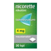 Nicorette 4 mg lääkepurukumi 30 läpipainopakkaus
