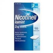 Nicotinell Icemint 2 mg lääkepurukumi 96 läpipainopakkaus