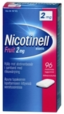 Nicotinell Fruit 2 mg lääkepurukumi 96 läpipainopakkaus