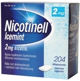 Nicotinell Icemint 2 mg lääkepurukumi 204 läpipainopakkaus