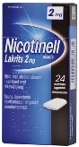 Nicotinell Lakrits 2 mg lääkepurukumi 24 läpipainopakkaus