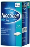 Nicotinell Mint 2 mg lääkepurukumi 96 läpipainopakkaus