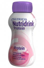 Nutridrink protein mansikka neste, täydennysravintovalmiste 4x200ml