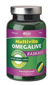 Multivita Omegalive raskaus 100 kaps.