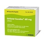 Orlistat Sandoz 60mg kapseli, kova 126