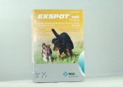 Exspot vet 744 mg/ml paikallisvaleluliuos koirille 6x1 ml