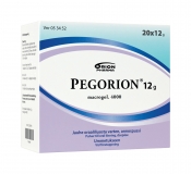 Pegorion 12 g jauhe oraaliliuosta varten 20 annospussia