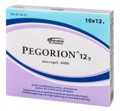 Pegorion 12 g jauhe oraaliliuosta varten 10 annospussia