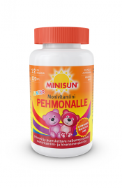 Minisun Pehmonalle Monivitamiini Junior 120 kpl