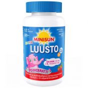 Minisun Pehmofantti Luusto Kalsium+D Junior Pehmeä pureskeltava 120 kpl