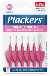 Plackers Gentle Brush XXS 0.4mm hammasväliharja 6kpl