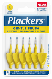 Plackers Gentle Brush L 0.7 mm hammasväliharja 6kpl