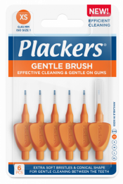 Plackers Gentle Brush XS 0.45 mm hammasväliharja 6kpl