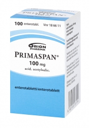Primaspan 100 mg enterotabletti 100 tabl purkki