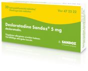 Desloratadine Sandoz 5 mg 30 tabl.