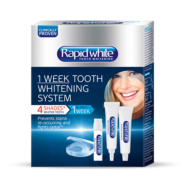 Rapid White Instant Smile Duo Rapid White Bleaching System valkaisupaketti 1 kpl