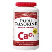 Puru Calsorin 500 mg + D3 20 mcg 100 tabl.