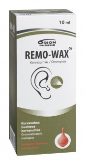 Remo-Wax korvasuihke + korvapumppu 10 ml