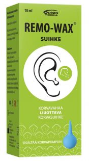 Remo-Wax korvasuihke + korvapumppu 10 ml